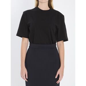 MONCLER GENIUS Women's Essential Crew Neck T-Shirt Women BLACK T-Shirts & Tops